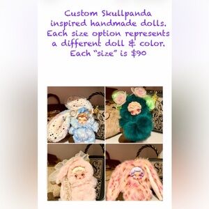 Custom Skullpandas (Styles
“Sizes” updated often)